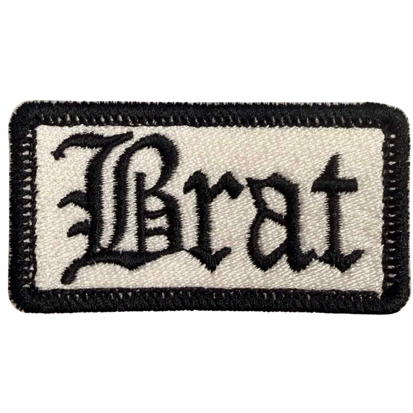brat patch- black