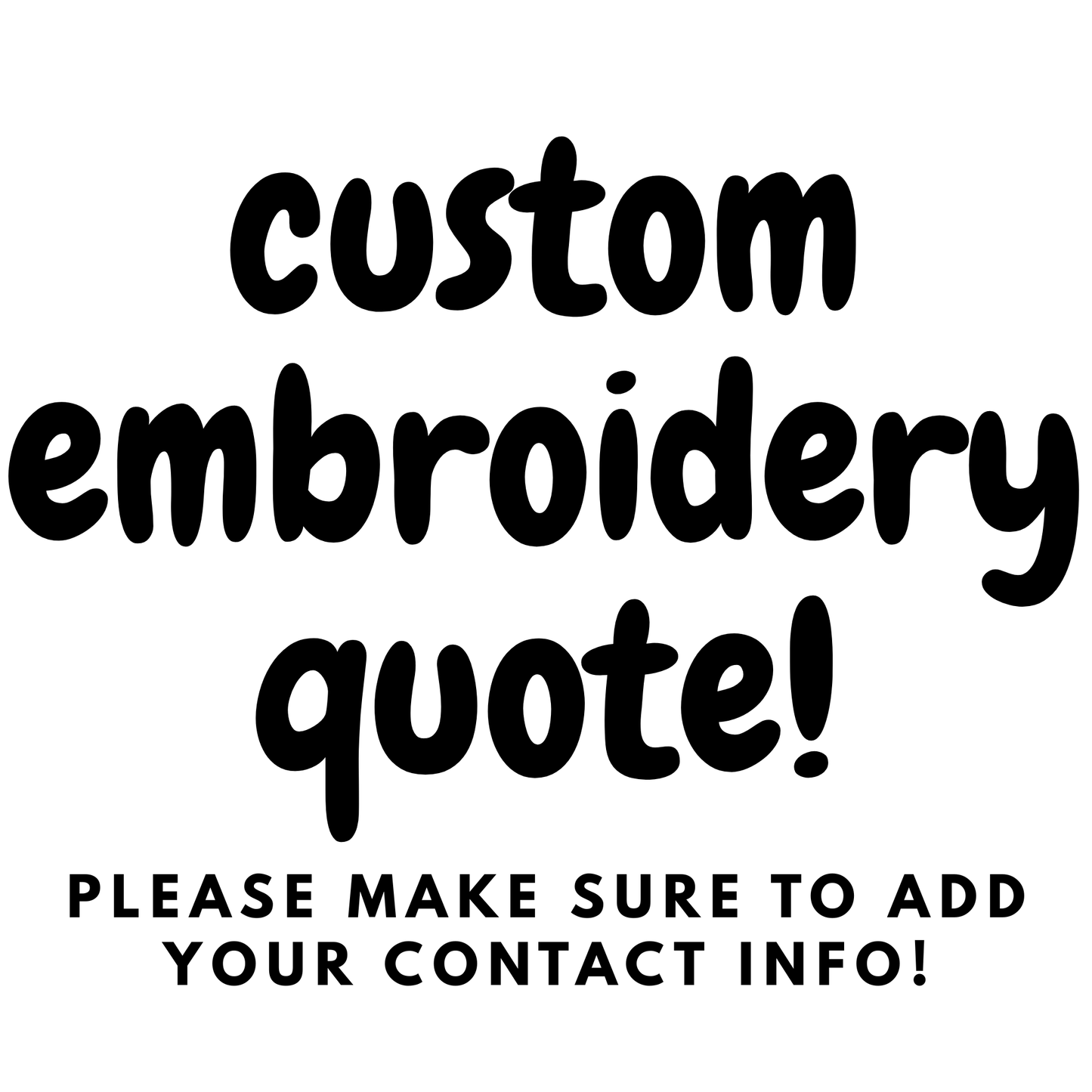 custom quote