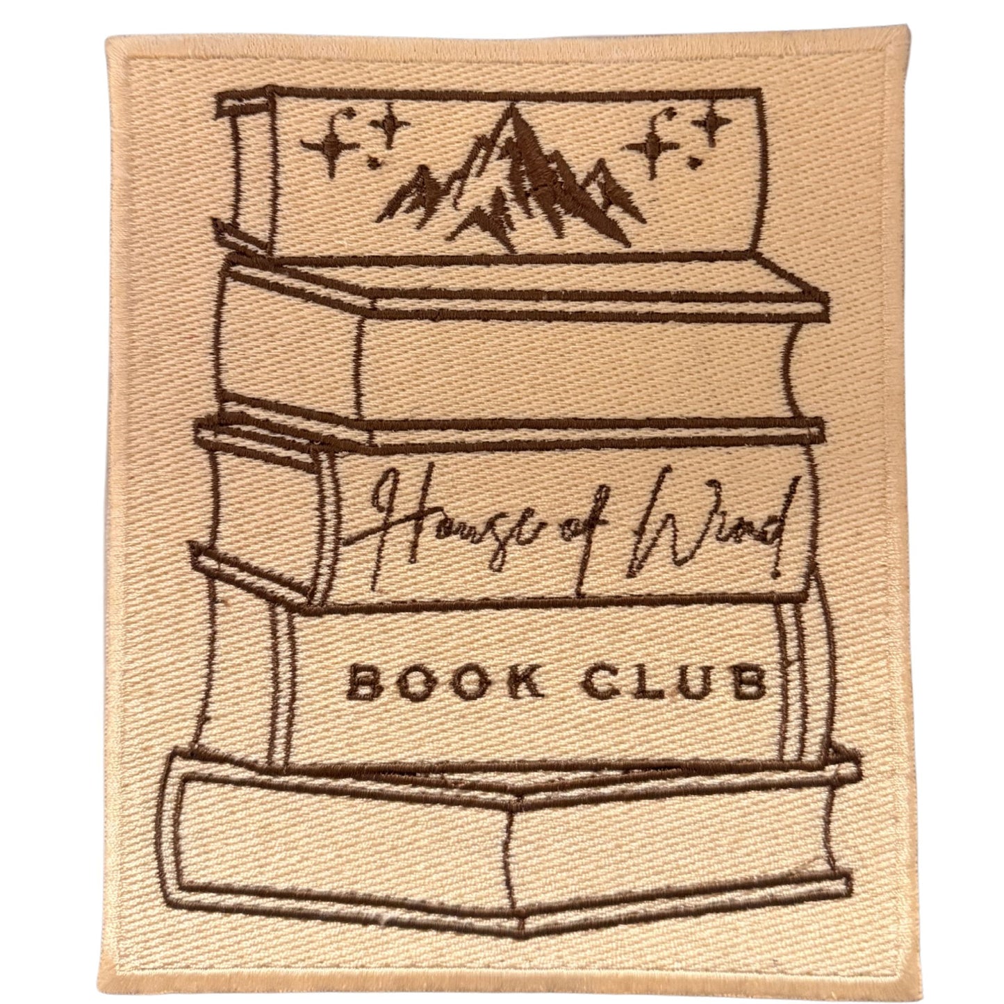 house book club patch- small