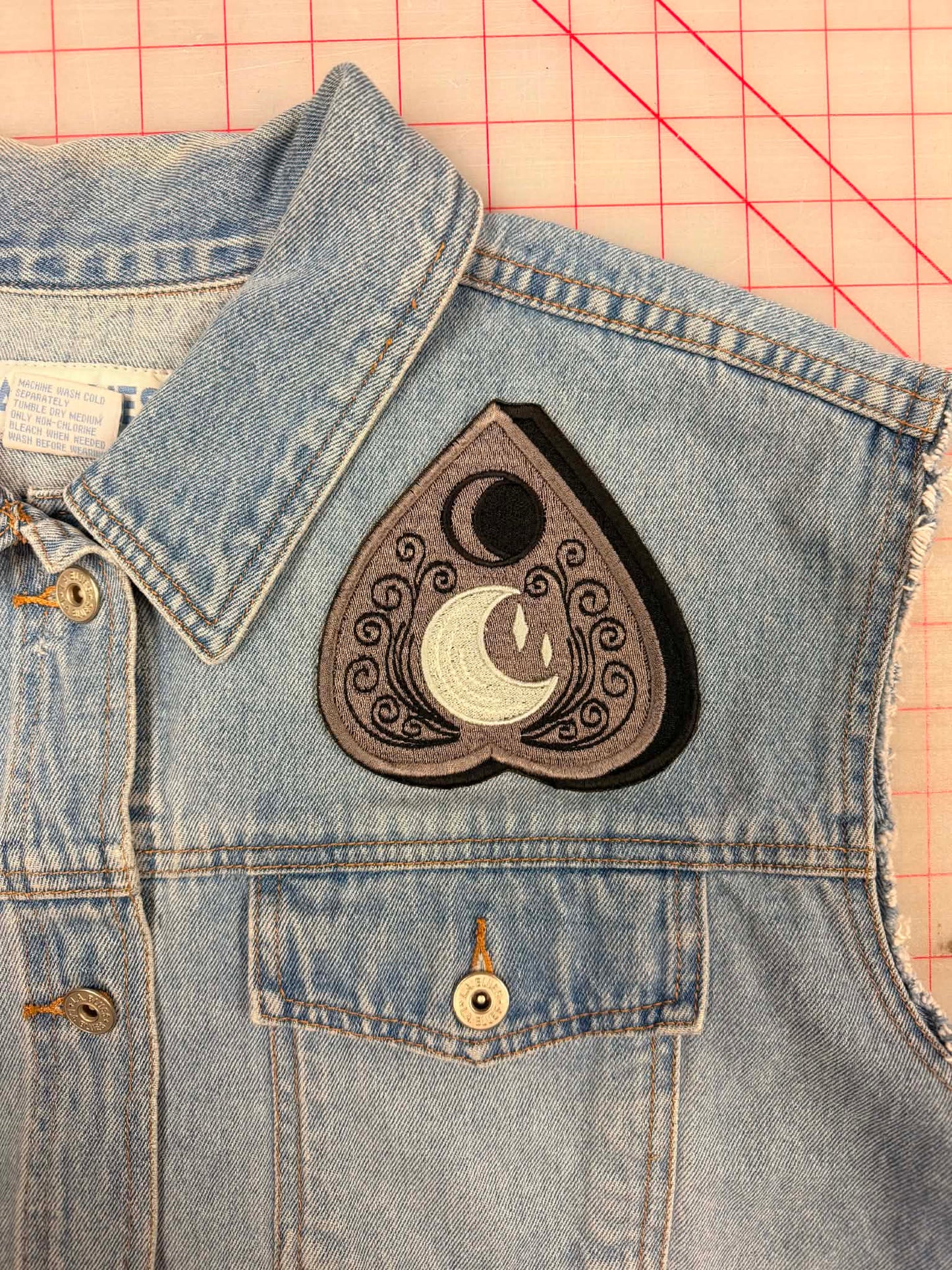 celestial planchette monochrome patch