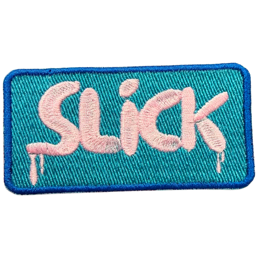 slick patch- blue
