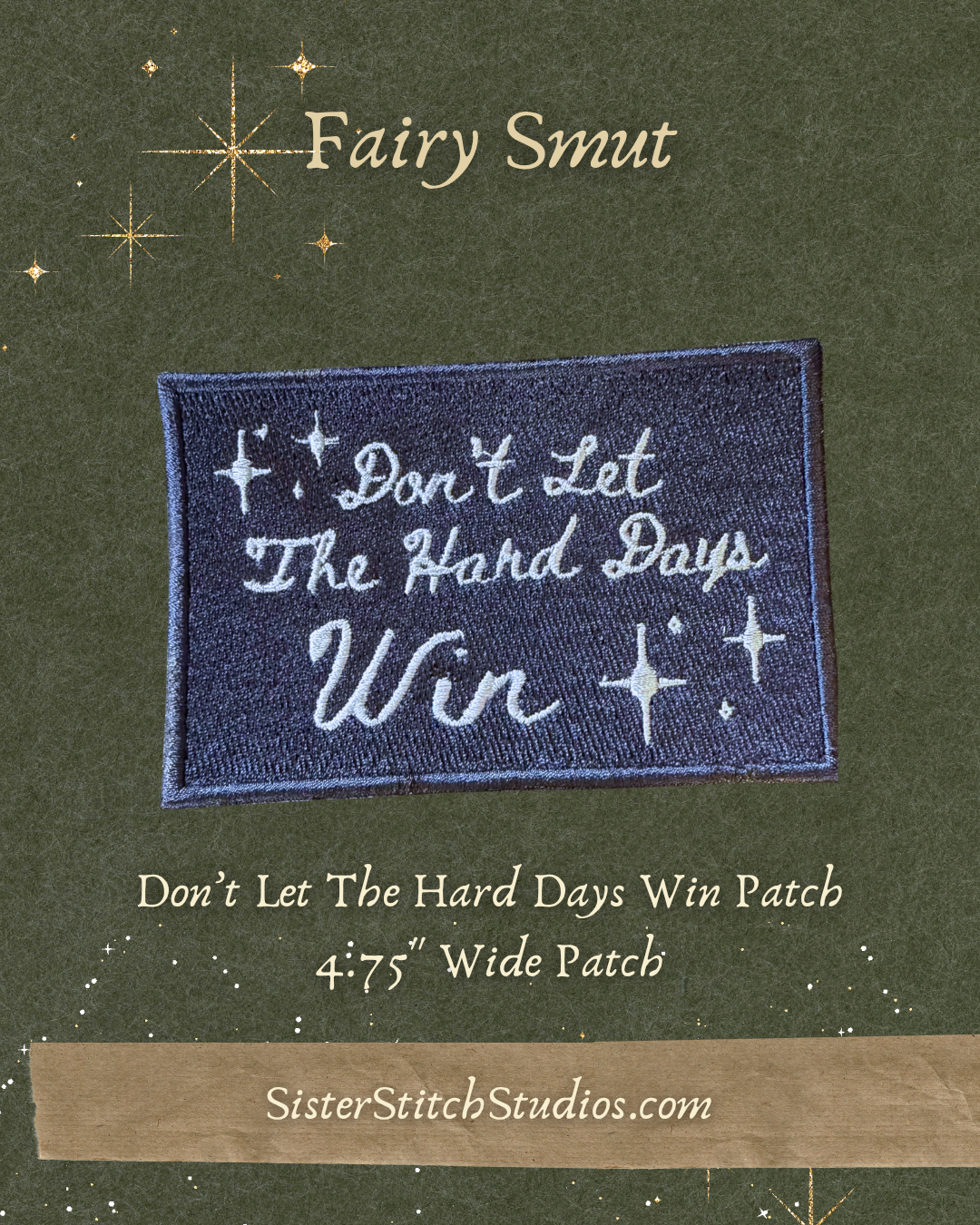don't let the hard days win patch