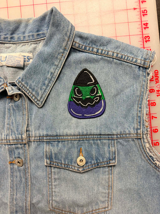 candy corn witch patch