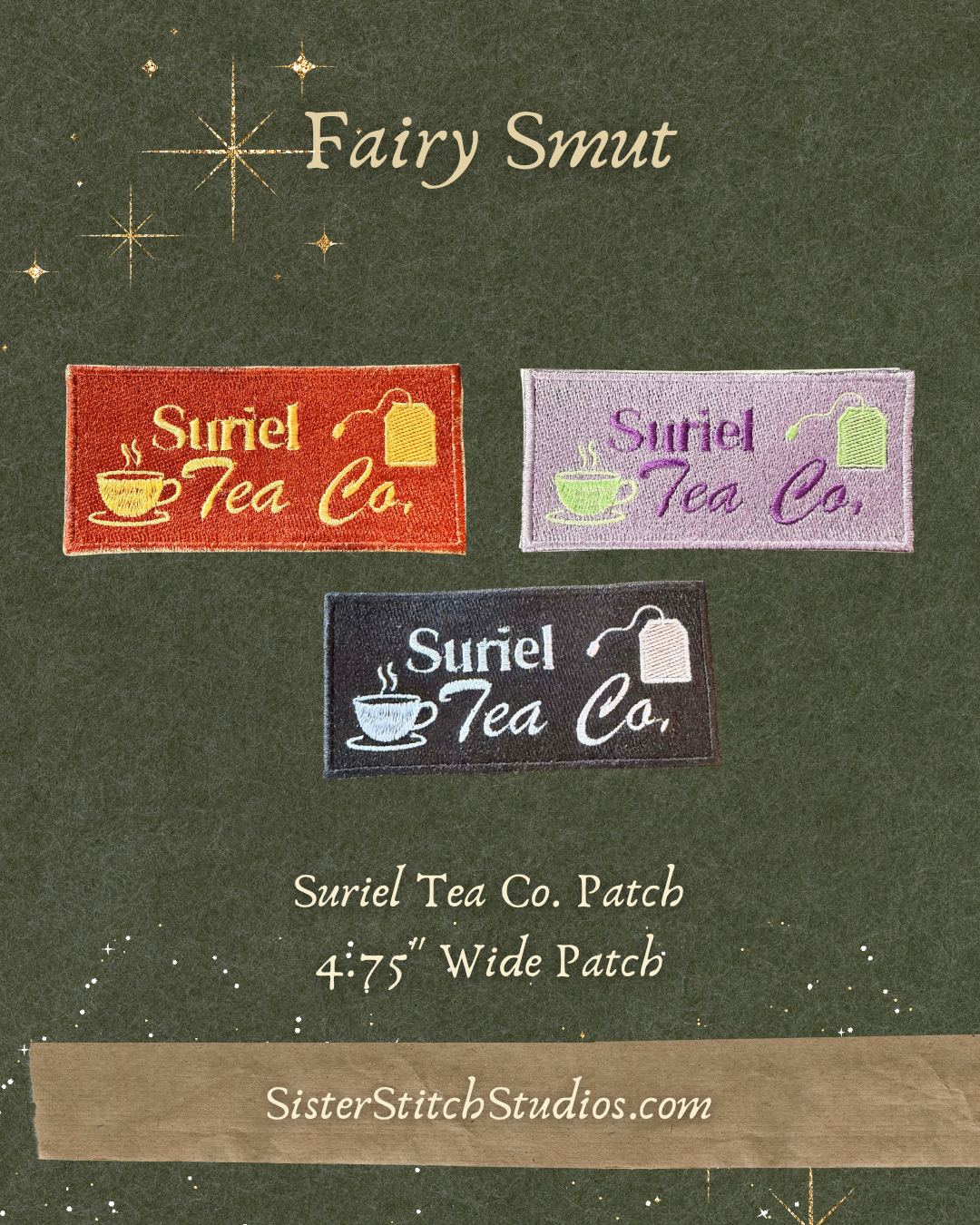 suriel tea co. patch- coffee