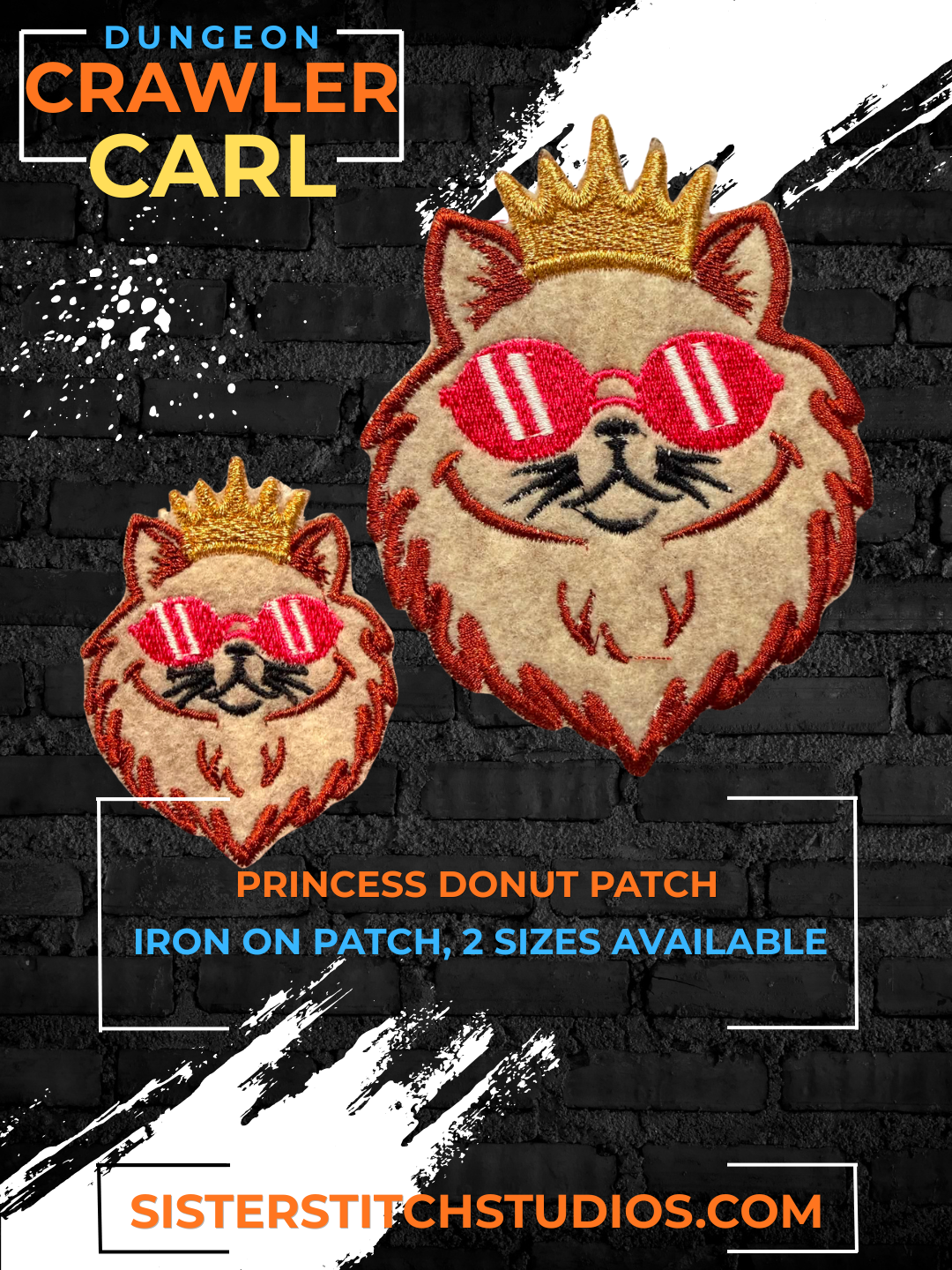 princess donut patch small