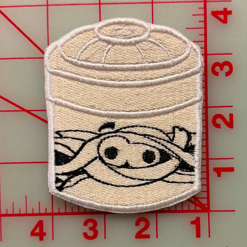 boo bucket patch set of 4