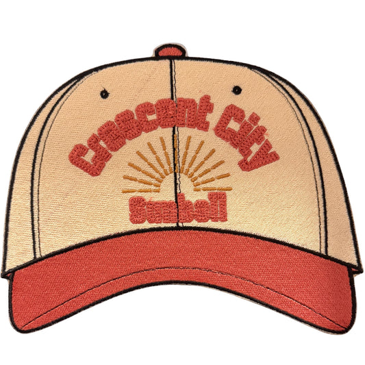sunball hat vintage patch- large