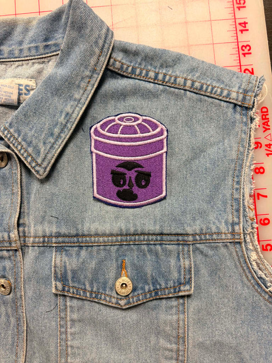 vampire boo bucket patch
