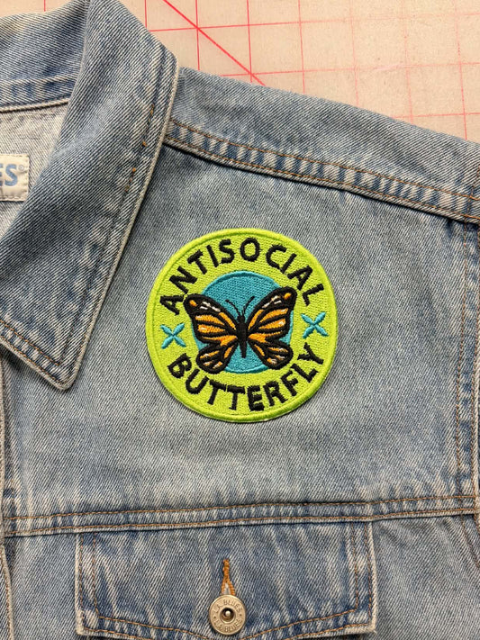 Antisocial Butterfly Patch