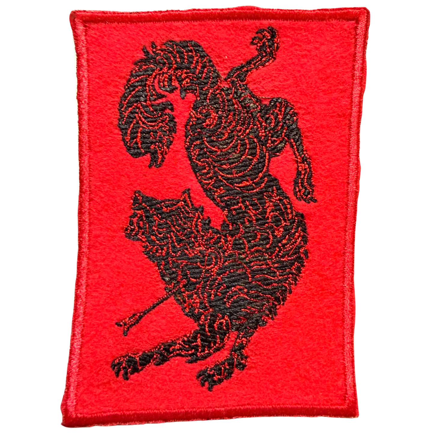 thorns and roses wolf cover patch