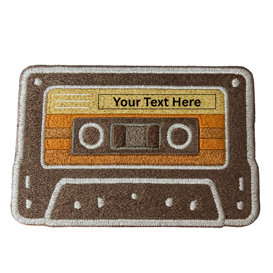 cassette patch collection- brown- customization option