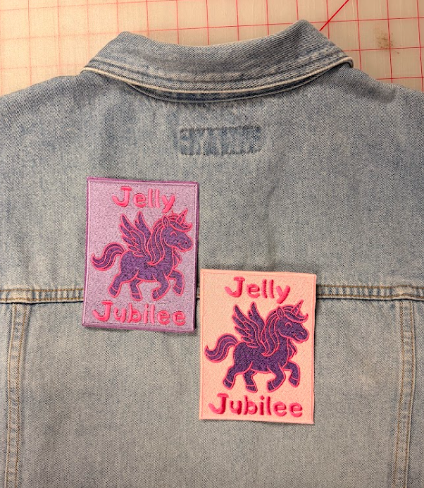 my little jj patch - pink