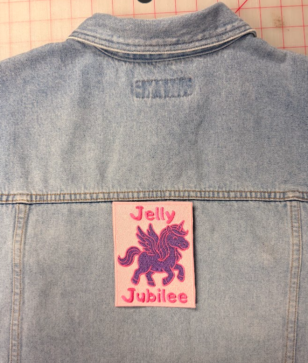 my little jj patch - pink