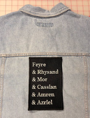 a court of names patch- medium