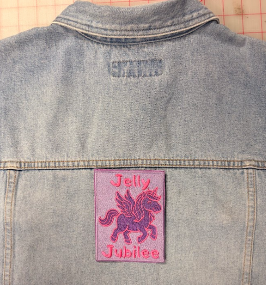 my little jj patch - purple