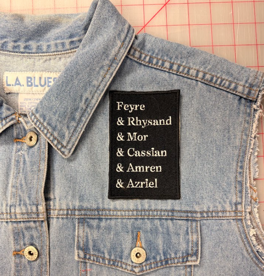 a court of names patch- small