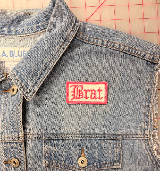 brat patch- pink