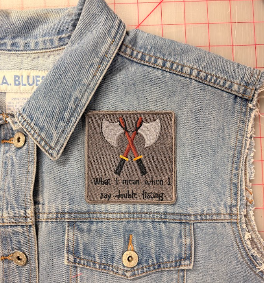 double fisting axes patch