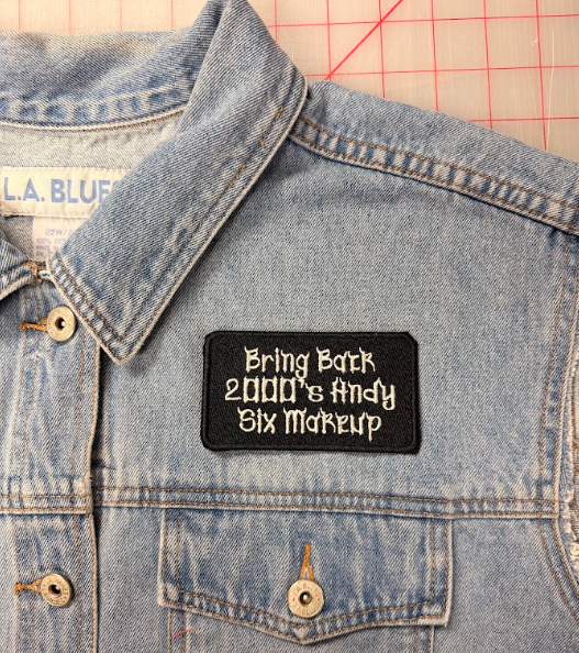 2000's kitty makeup patch