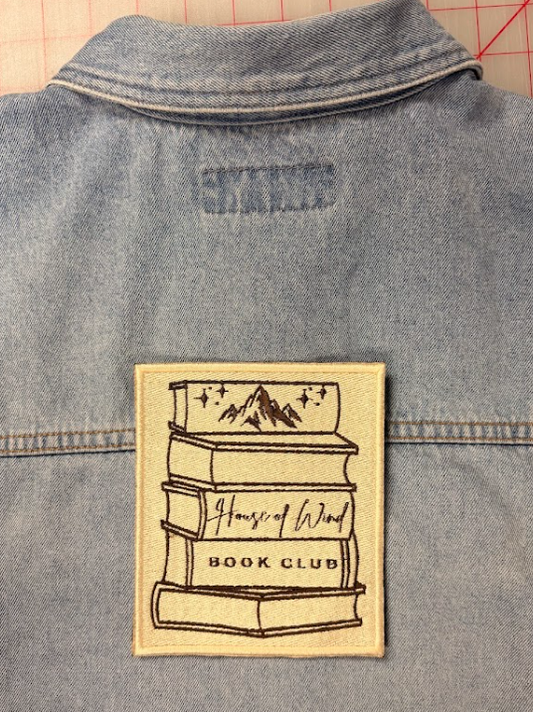 house book club patch- small
