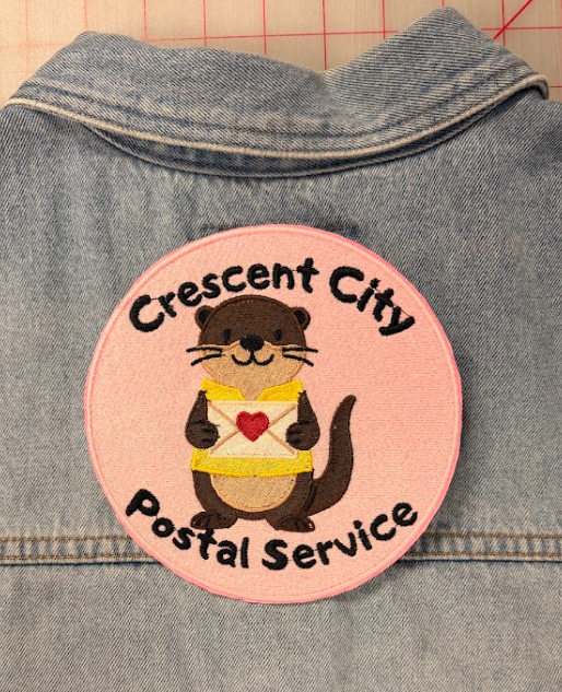 postal otter patch - large