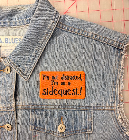 sidequest patch- orange