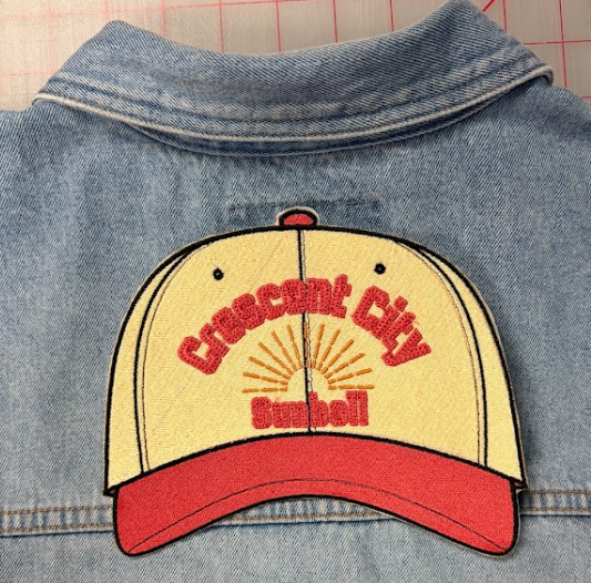 sunball hat vintage patch- large