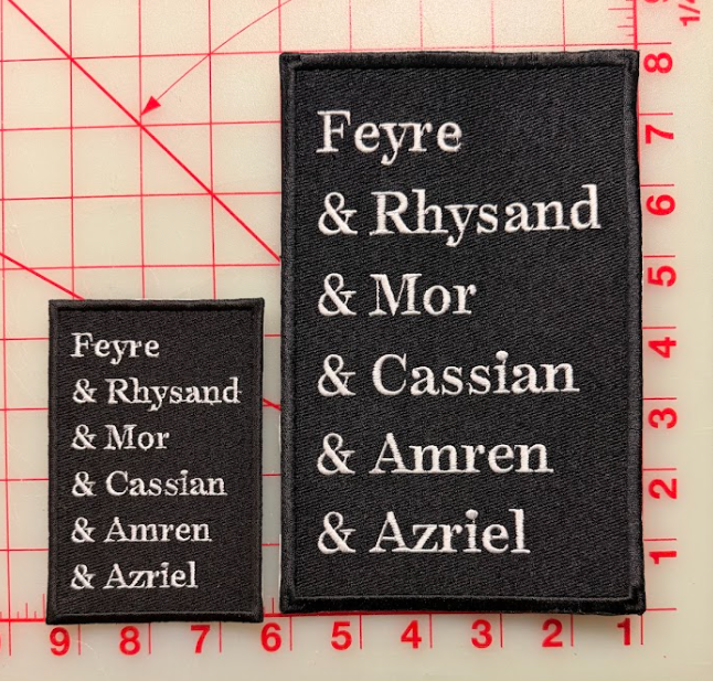 a court of names patch- medium