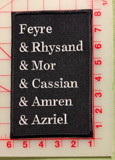 a court of names patch- medium