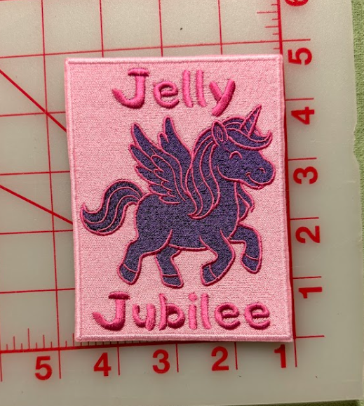 my little jj patch - pink