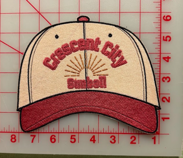 sunball hat vintage patch- large