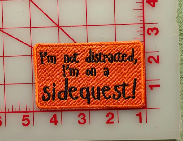 sidequest patch- orange