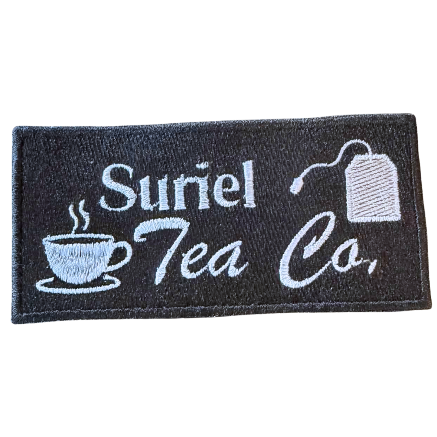 suriel tea co. patch- black