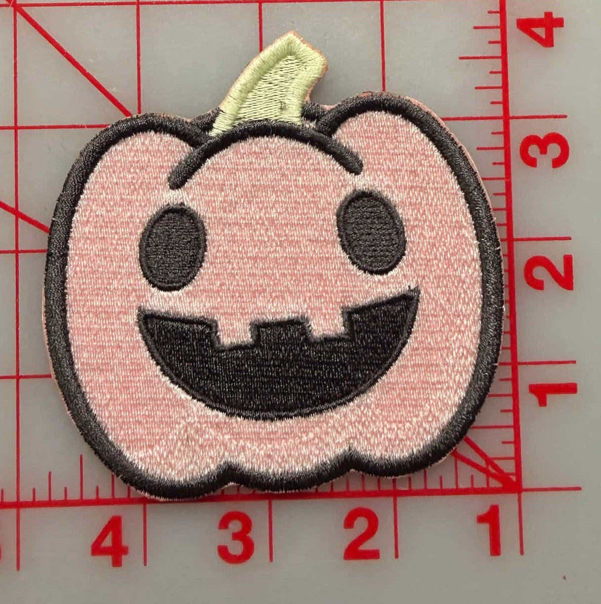 pumpkin patch pastel- pink patch