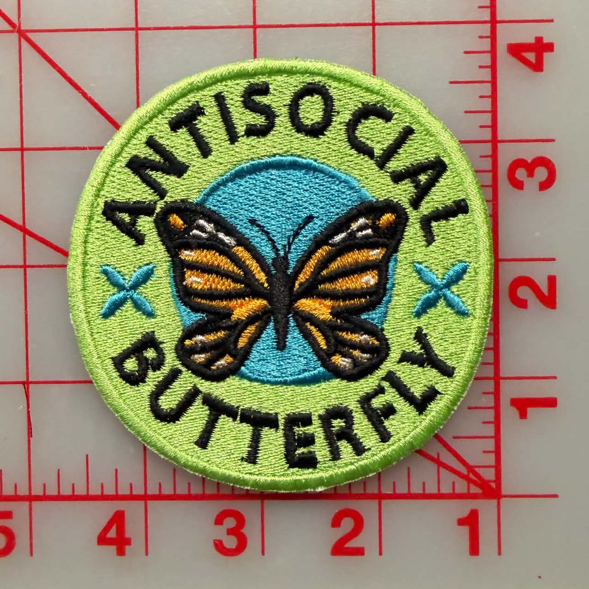 Antisocial Butterfly Patch